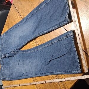 LEVI'S STRAUSS 527 JEANS MENS 38 x 34 BLUE BOOTCUT ??COWBOY ?? DENIM Used Pants